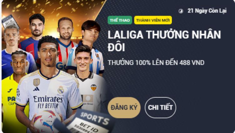 thưởng laliga