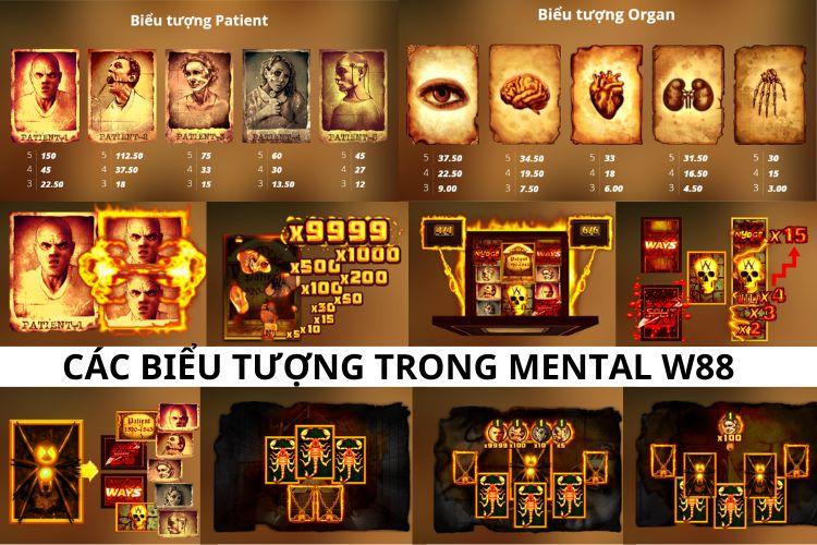 biểu tượng trên Mental